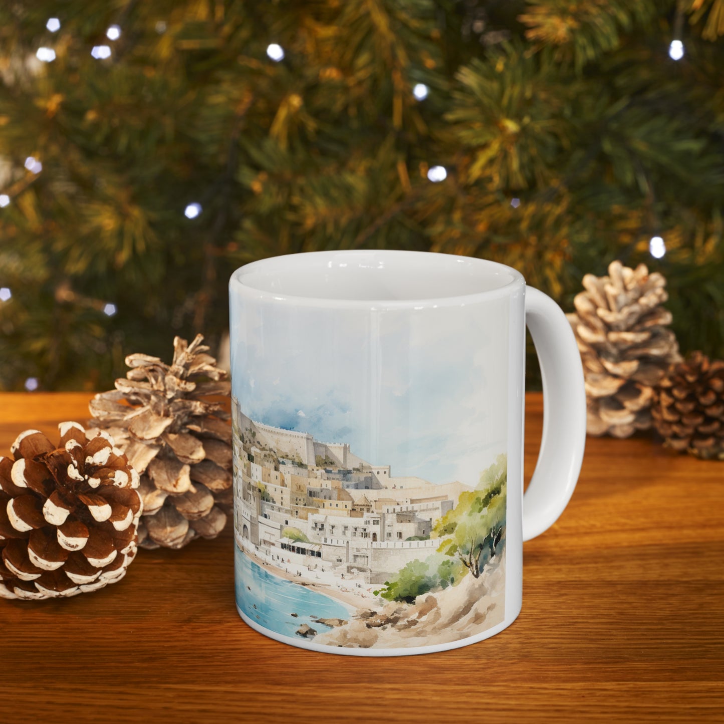 Rhodes Greece Ceramic Mug 11oz