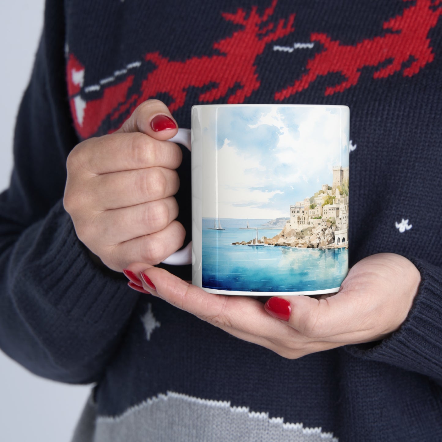 Rhodes Greece Ceramic Mug 11oz