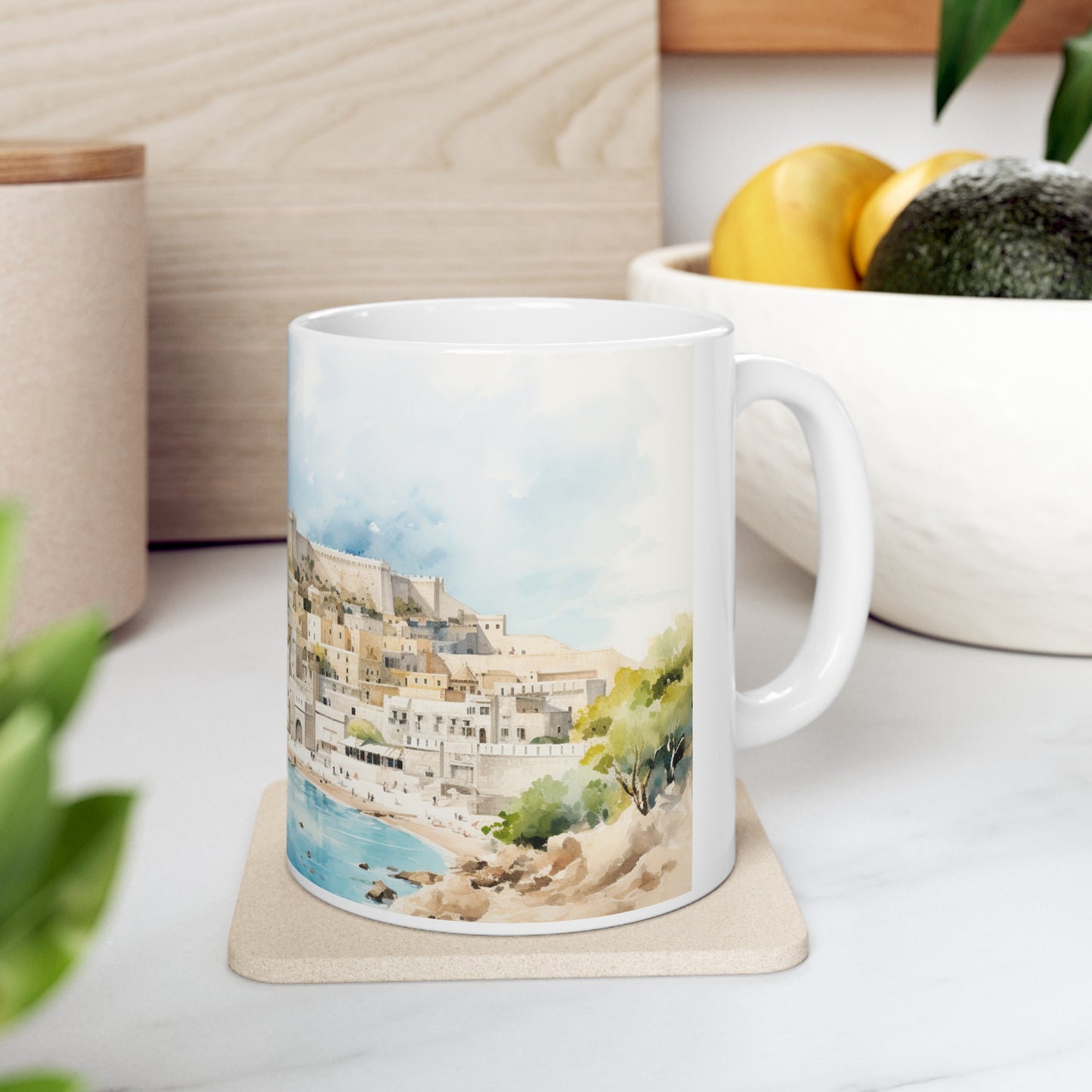 Rhodes Greece Ceramic Mug 11oz