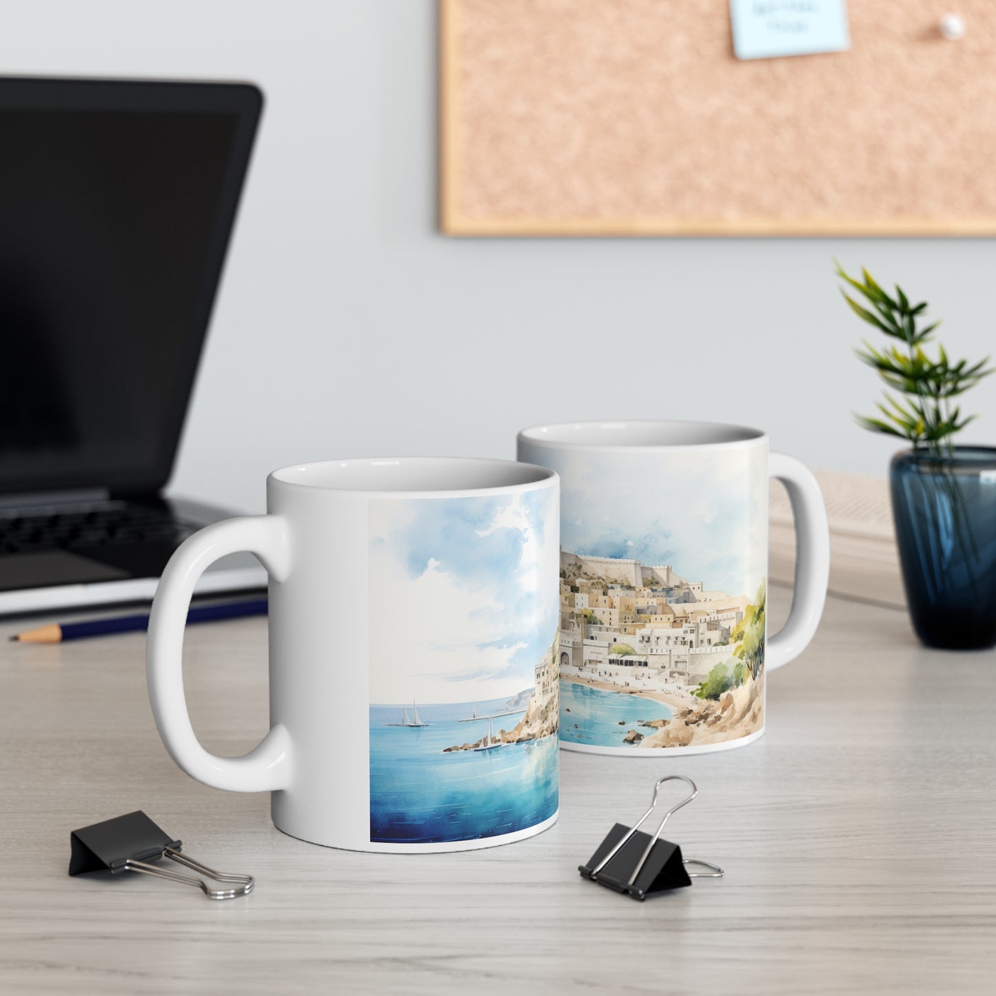 Rhodes Greece Ceramic Mug 11oz