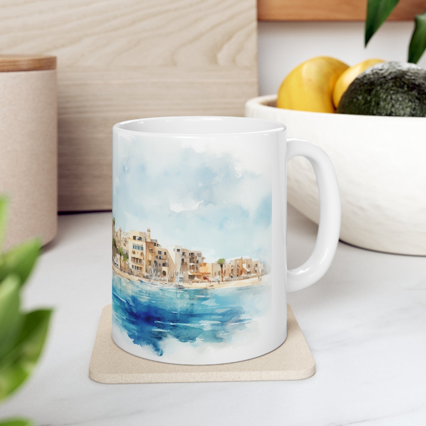 Rhodes Old Town Mug